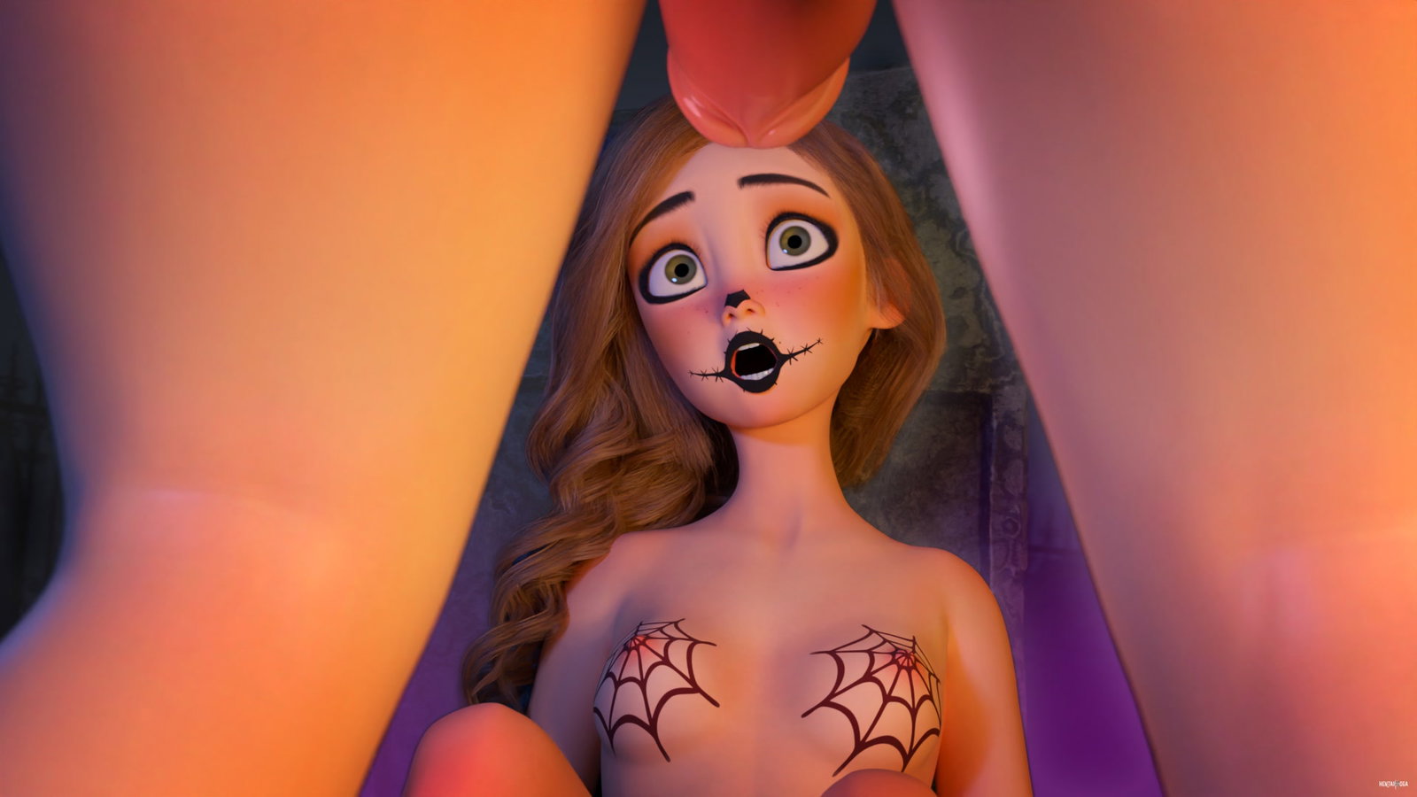 Halloween Wishes | Futanari - Free hentai video