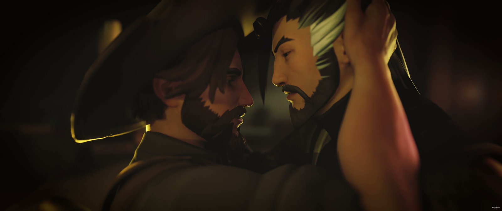 Hanzo x Cassidy The Drinking Bet - Free hentai video