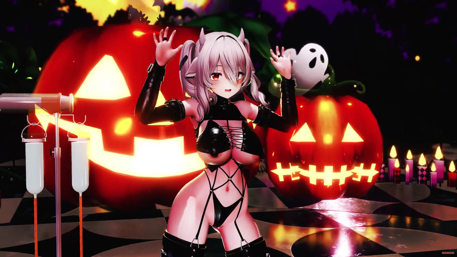 Happy (Inflation) Halloween - Free hentai video