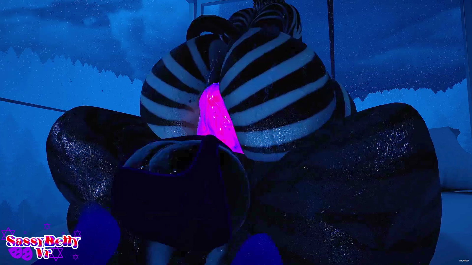 Having some Zebra fun - Free hentai video