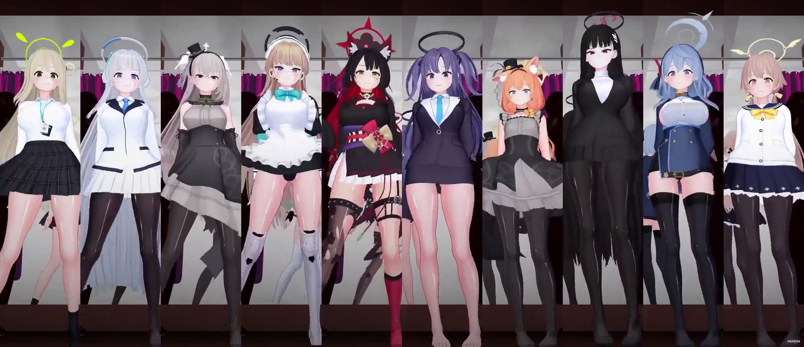 Helltaker Dance 10 in 1 - Free hentai video