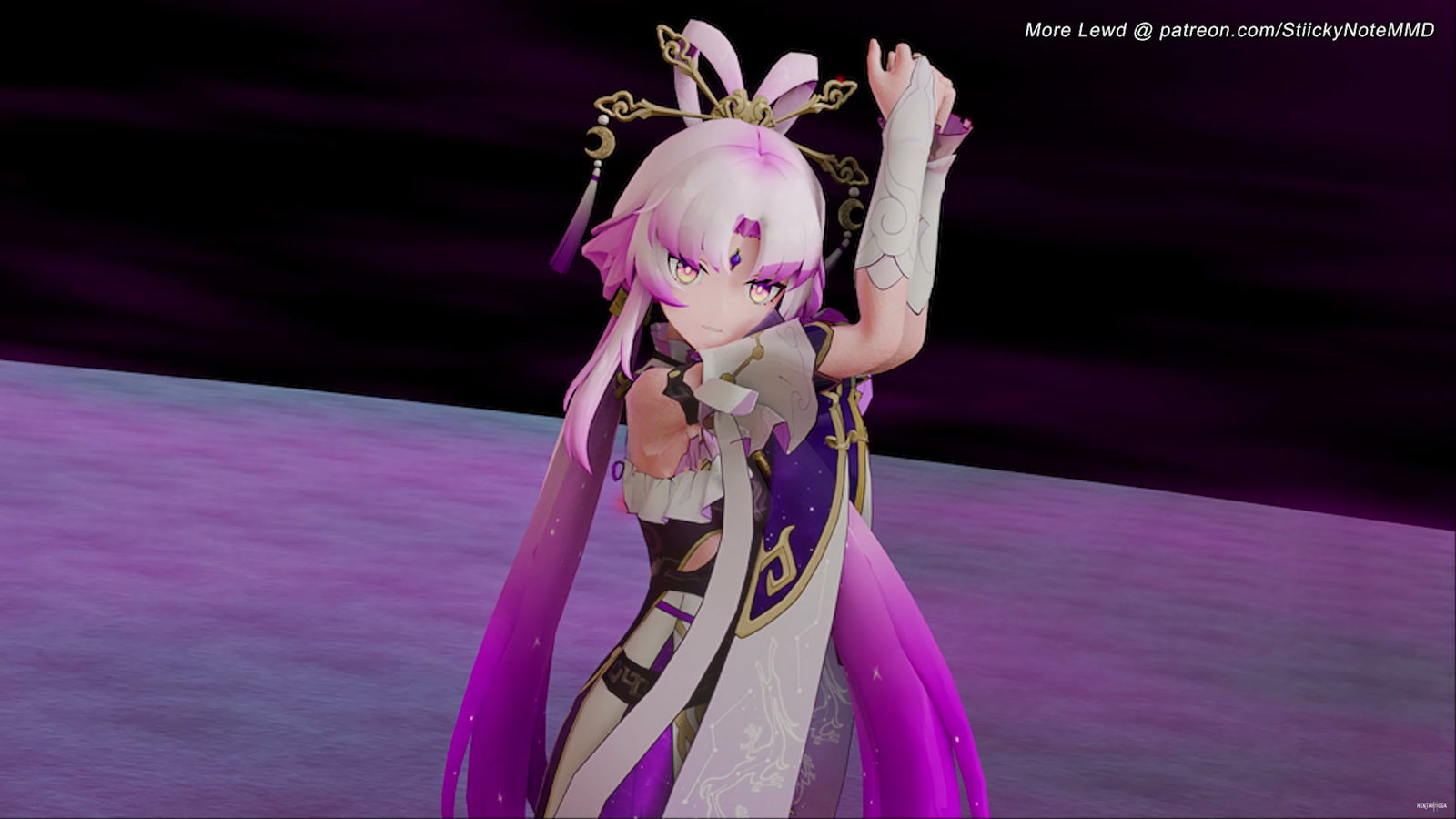 Honkai Star Rail │ Fu Xuan ❤ (G)I-DLE ((여자)아이들) _ LATATA【MMD】 - Free hentai video