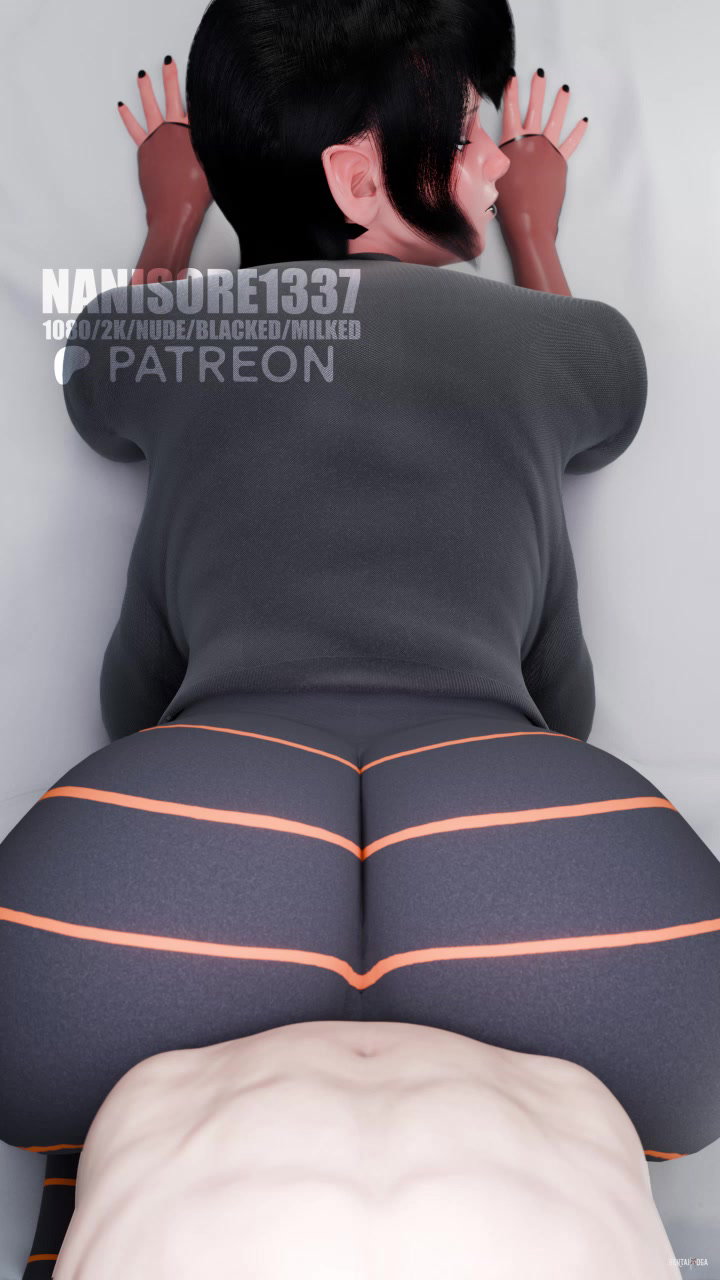 (Hotel Transylvania) MAVIS pussy fuck through clothes - Free hentai video