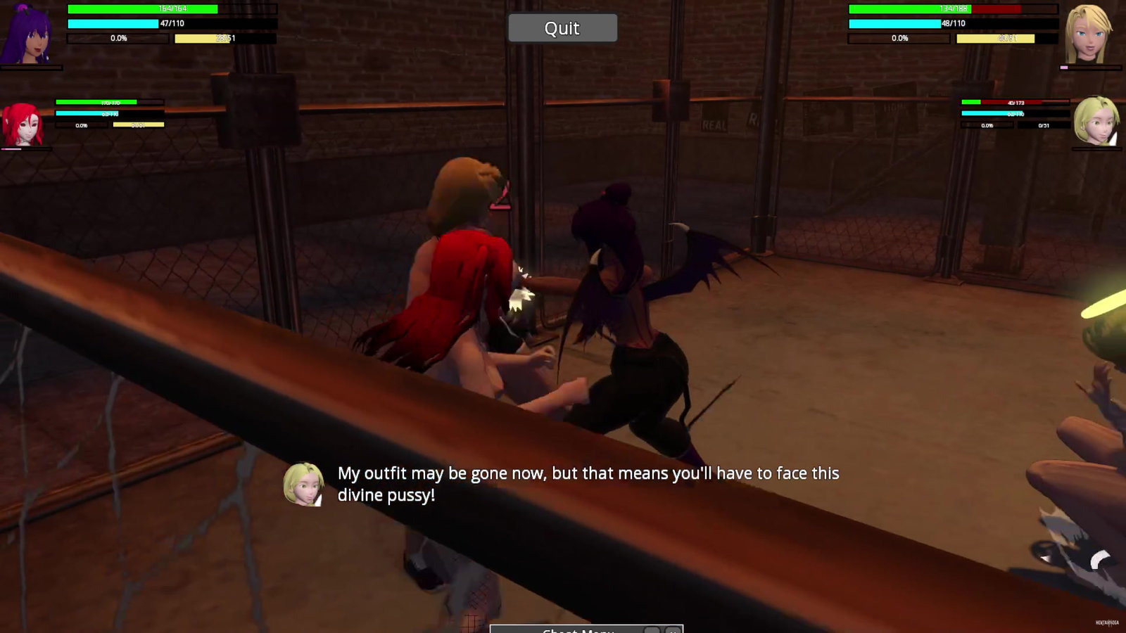 HRSL: Zia and Zuriah vs Narciesse and Selena Street - Free hentai video