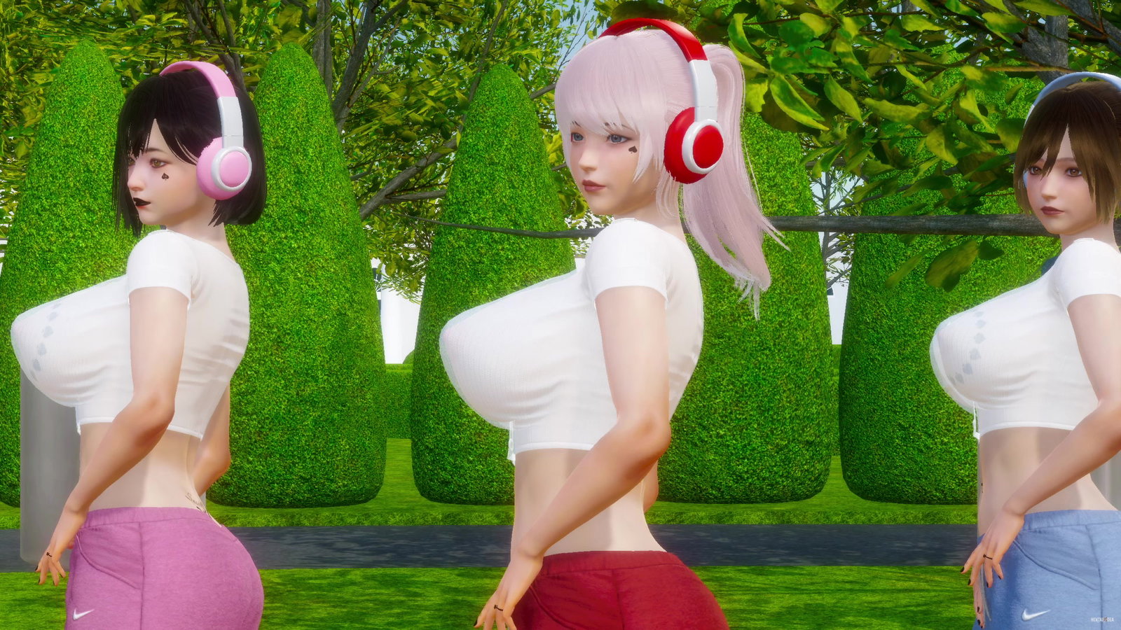 (HS2 MMD) 4MINUTE - Volume Up - Free hentai video