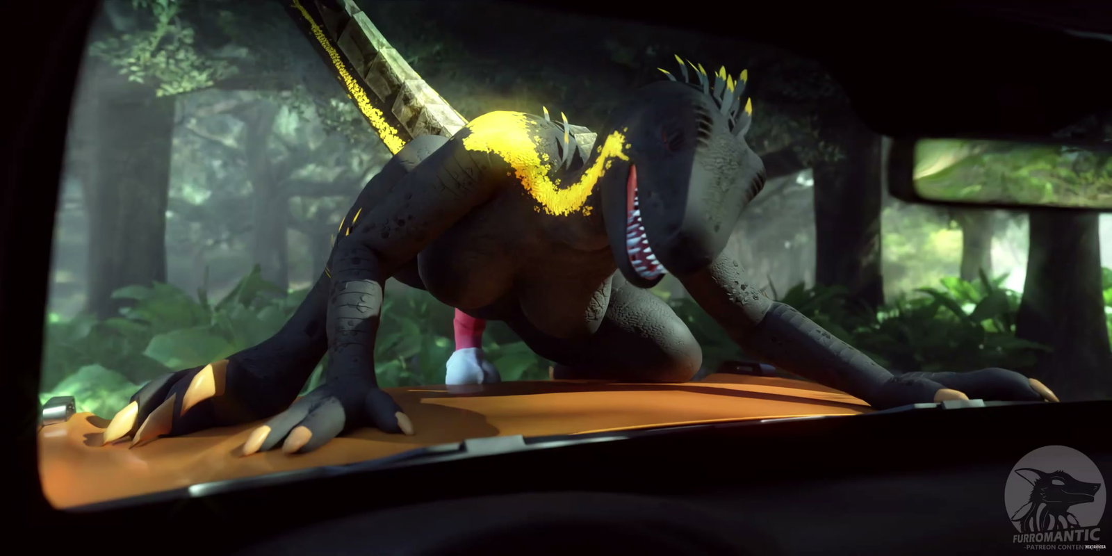 Indoraptor Riding Pov - Free hentai video