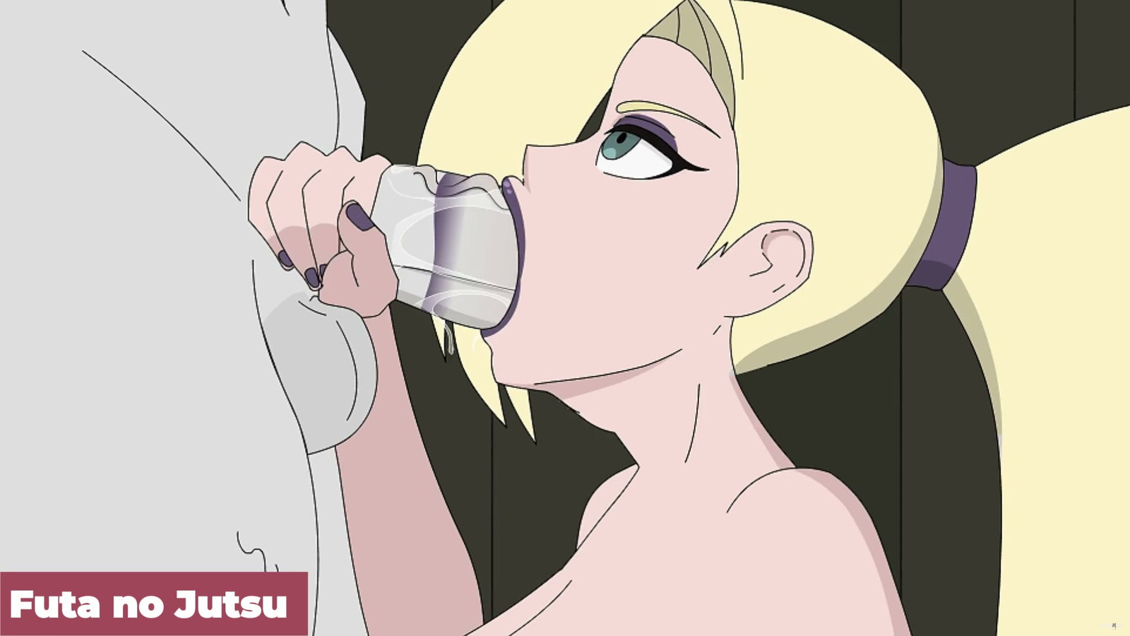 Ino Yamanaka gives a clone of Deisumi a blowjob - Free hentai video