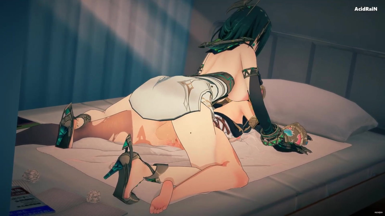 Jahoda x Futa Nefer sex video (Genshin impact) - Free hentai video