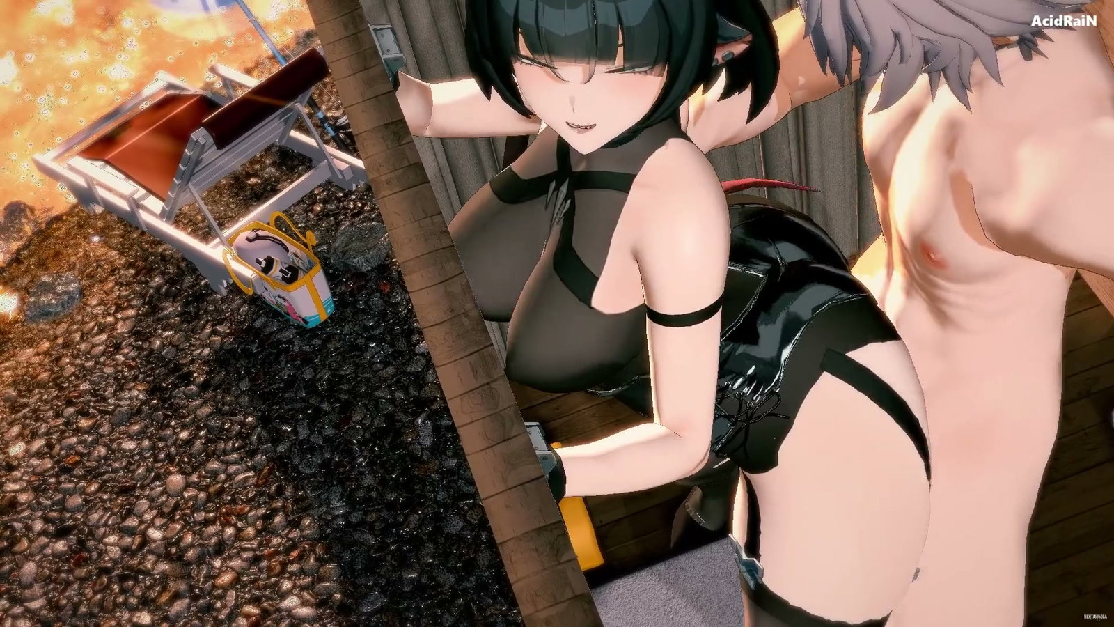 Jane doe x Mob 2 sex video (ZzZ) NTR - Free hentai video