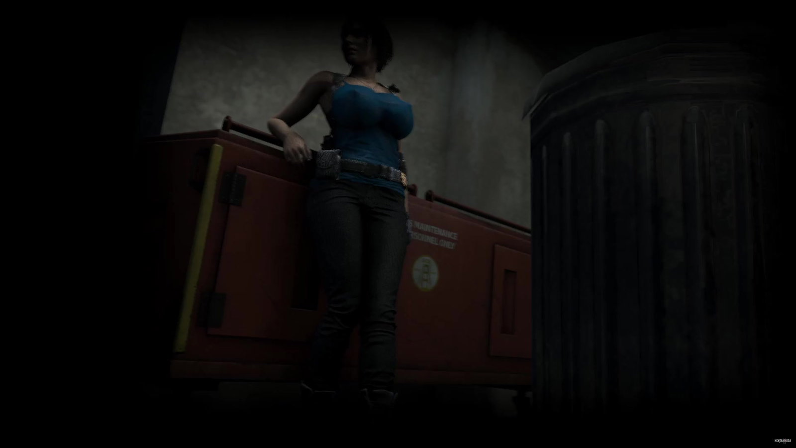 Jill Valentine While I Wait Credit scene - Free hentai video