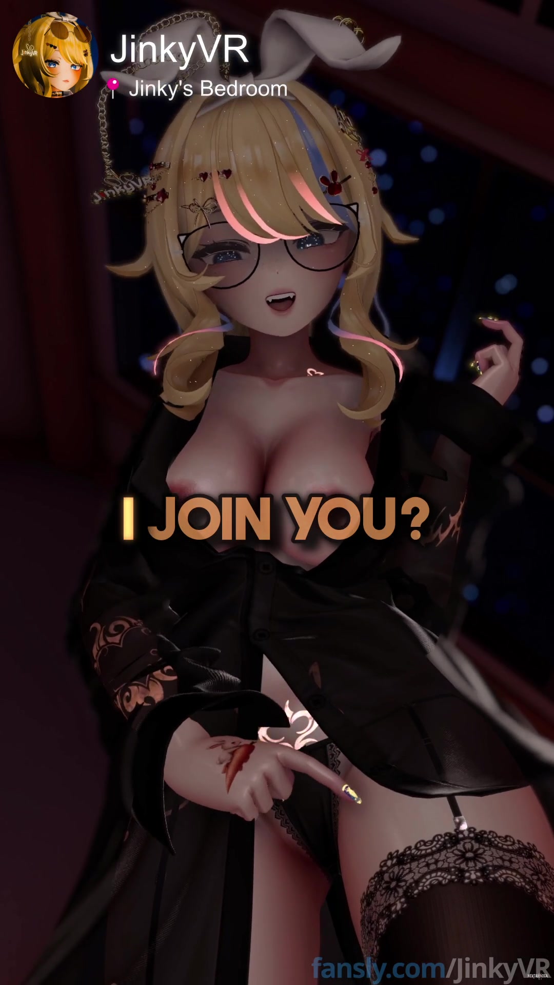 (JinkyVR) Don't head to bed without me, especially not before fucking me - Free hentai video