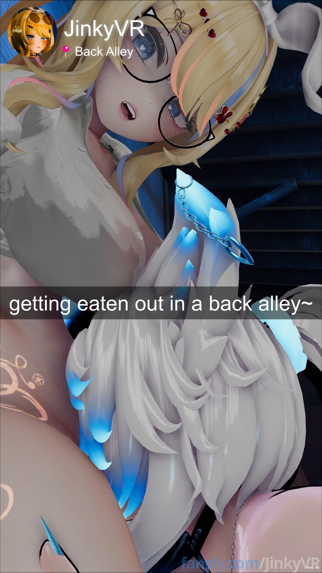 (JinkyVR) Getting all WET from @SakkiVR eating me out - Free hentai video