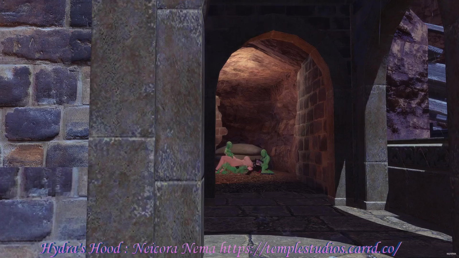Kalya in the Goblin Den - Free hentai video