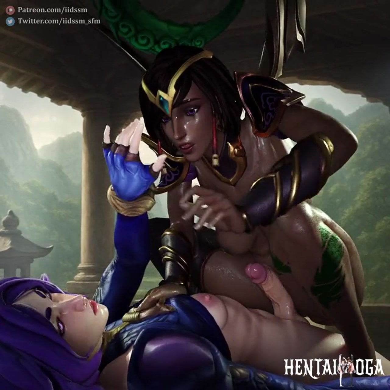 Karma and Futa Yunara ritual - Free hentai video