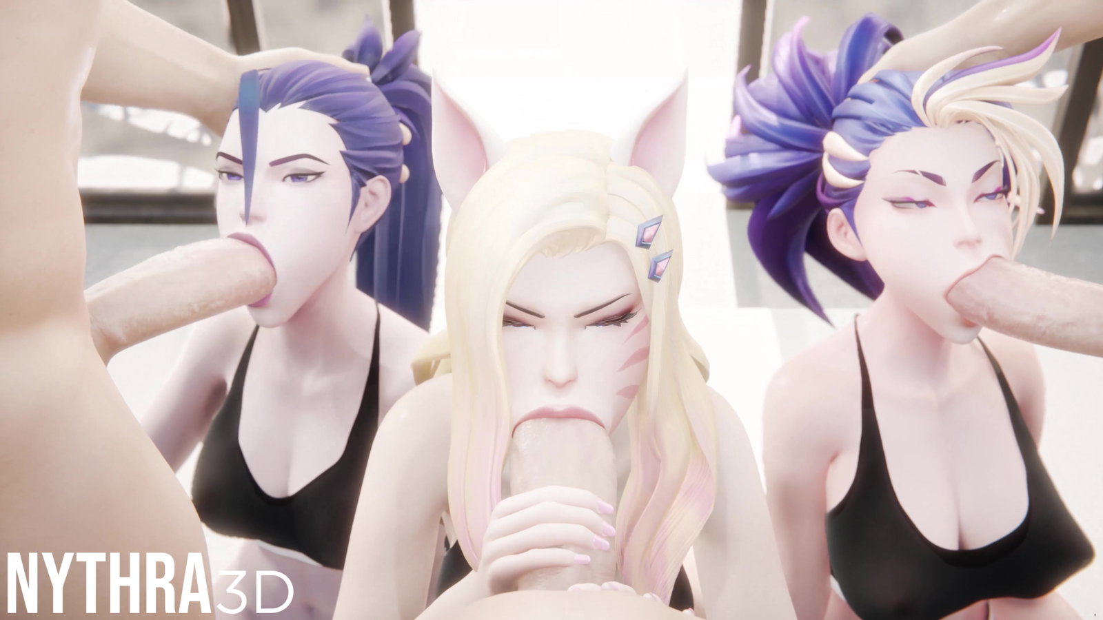 K/DA - Promo Shoot (White) - Free hentai video