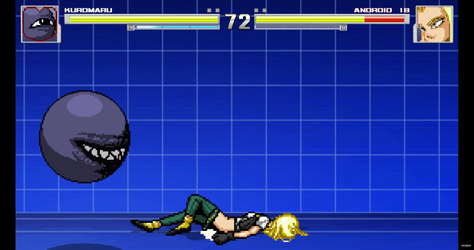 Kuromaru vs Android18 2 - Free hentai video