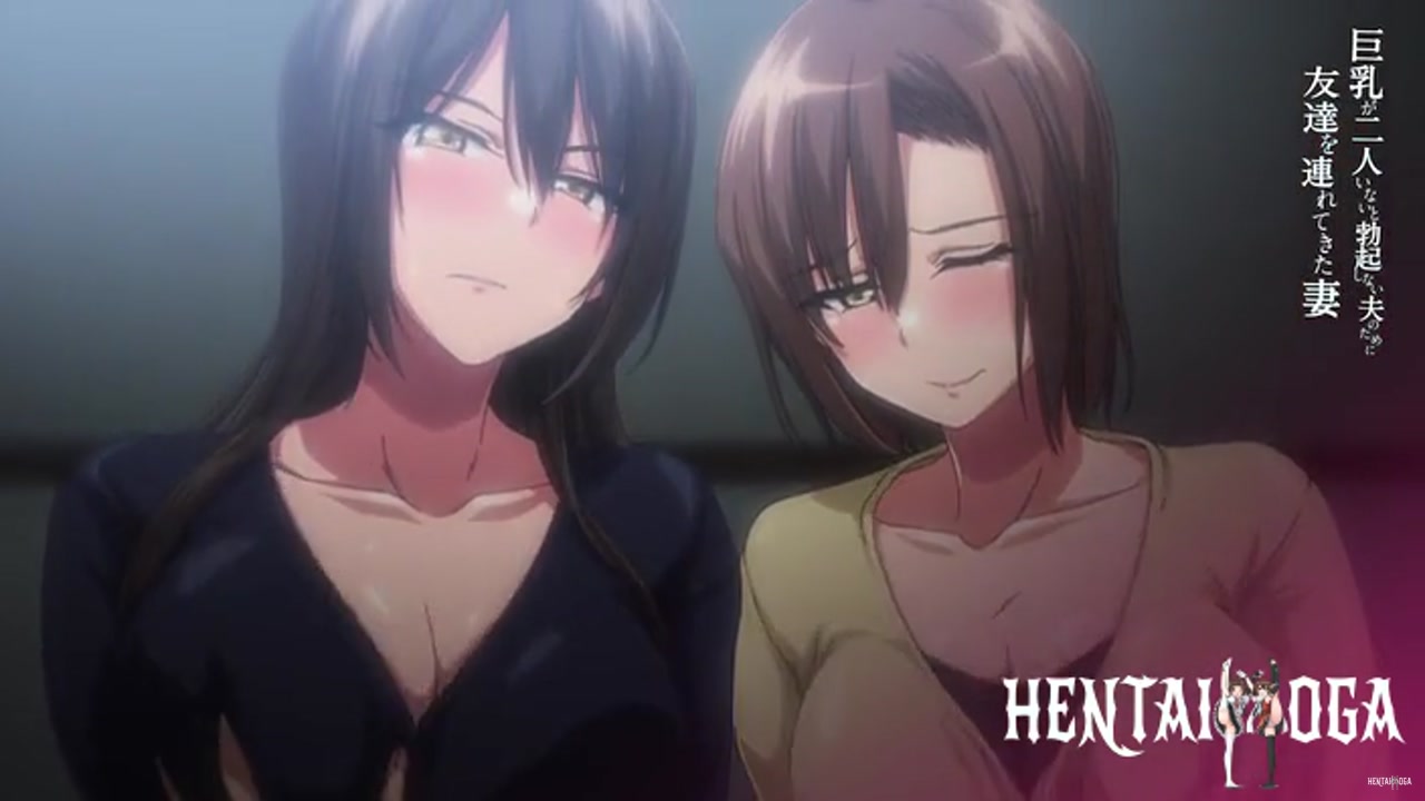 Kyonyuu ga Futari Inai to Bokki Shinai Otto no Tame ni Tomodachi wo Tsuretekita Tsuma Episode 2 Preview - Free hentai video