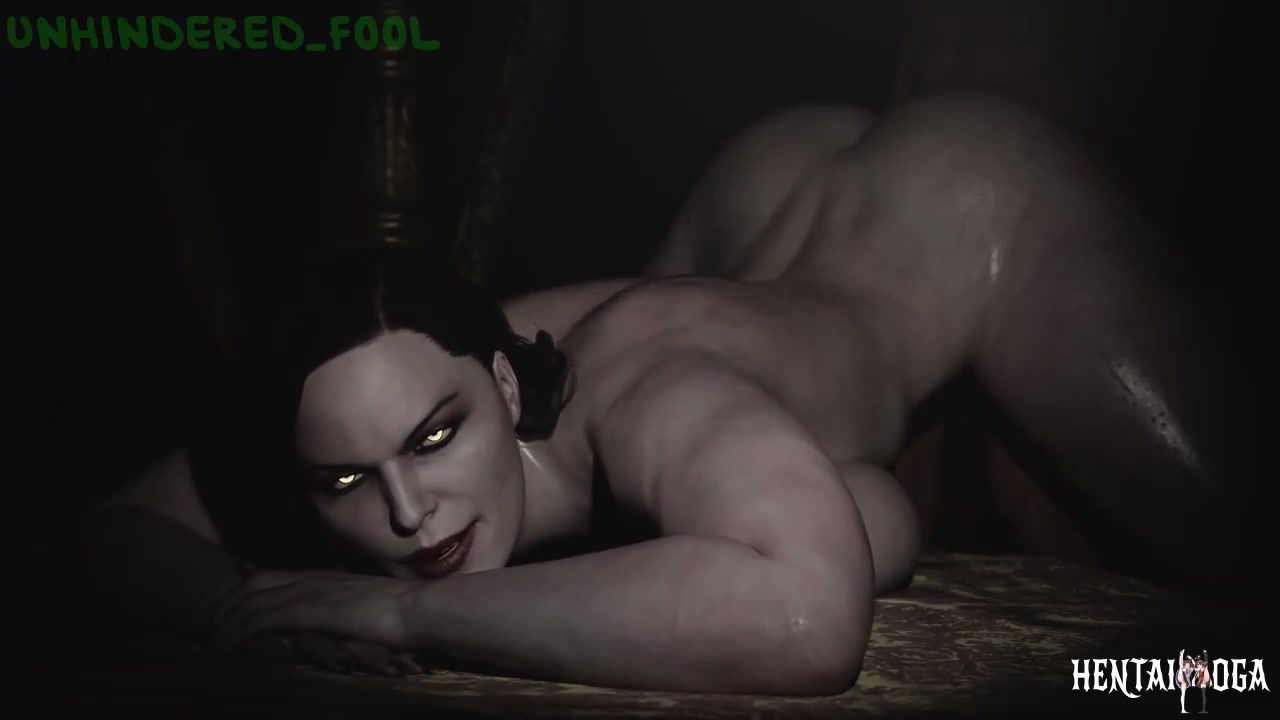 Lady Dimitrescu top down bottom up - Free hentai video