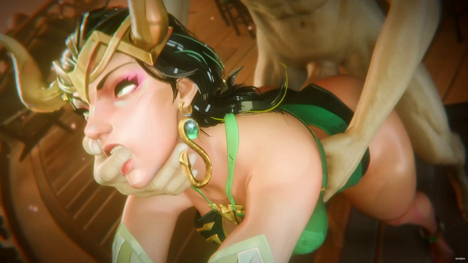 Lady Loki taking backshots (LOZI3D) - Free hentai video