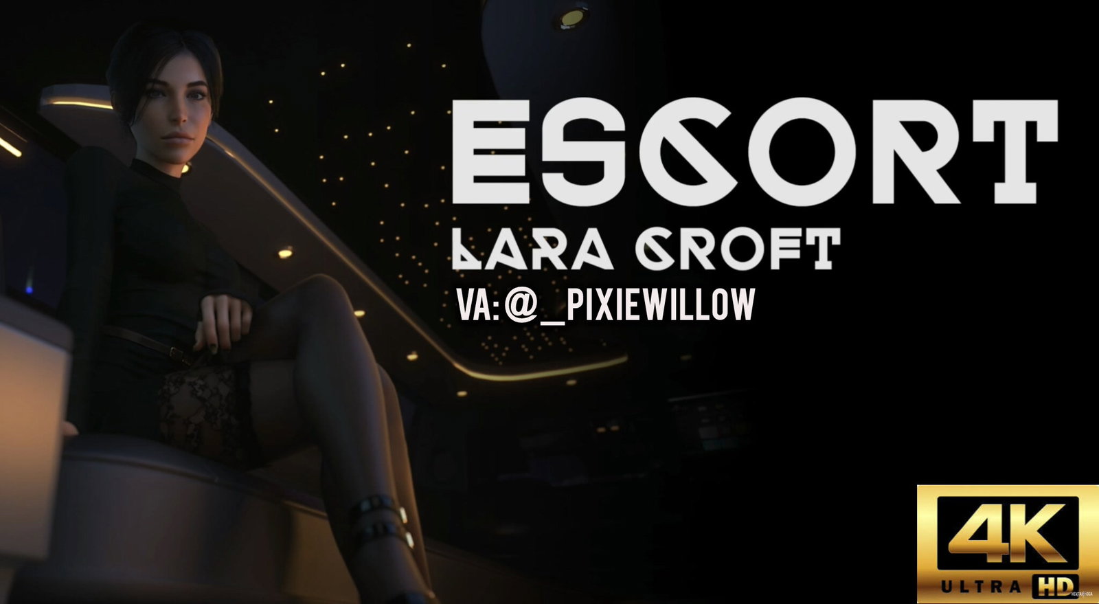 Lara Croft - Escort (FraxXlr) (4K60FPS) - Free hentai video