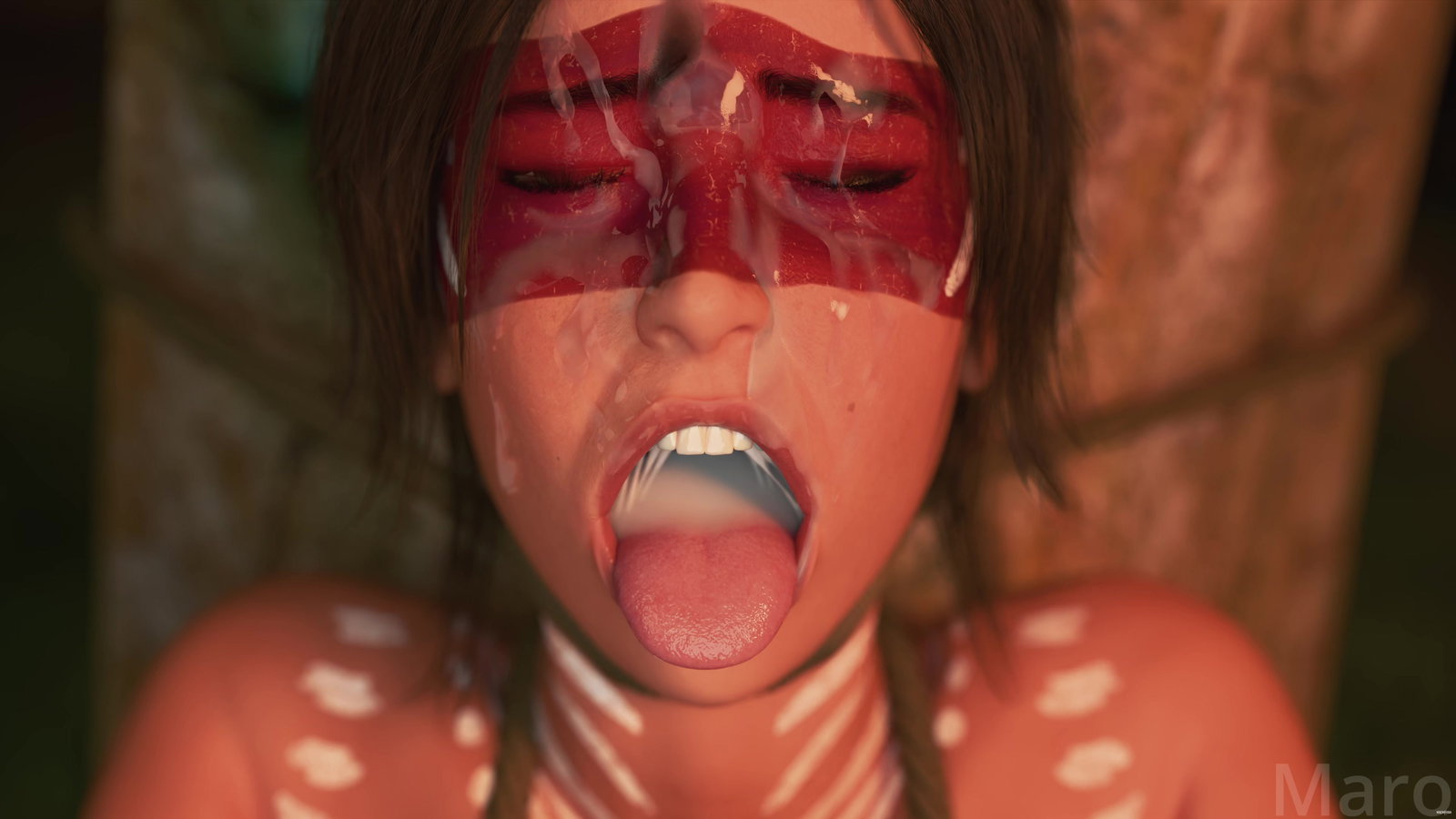 Learning Tribal Ways with Lara Croft (4K) - Free hentai video