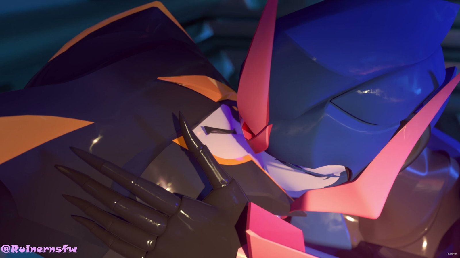 Lesbian Futa transformer - Free hentai video
