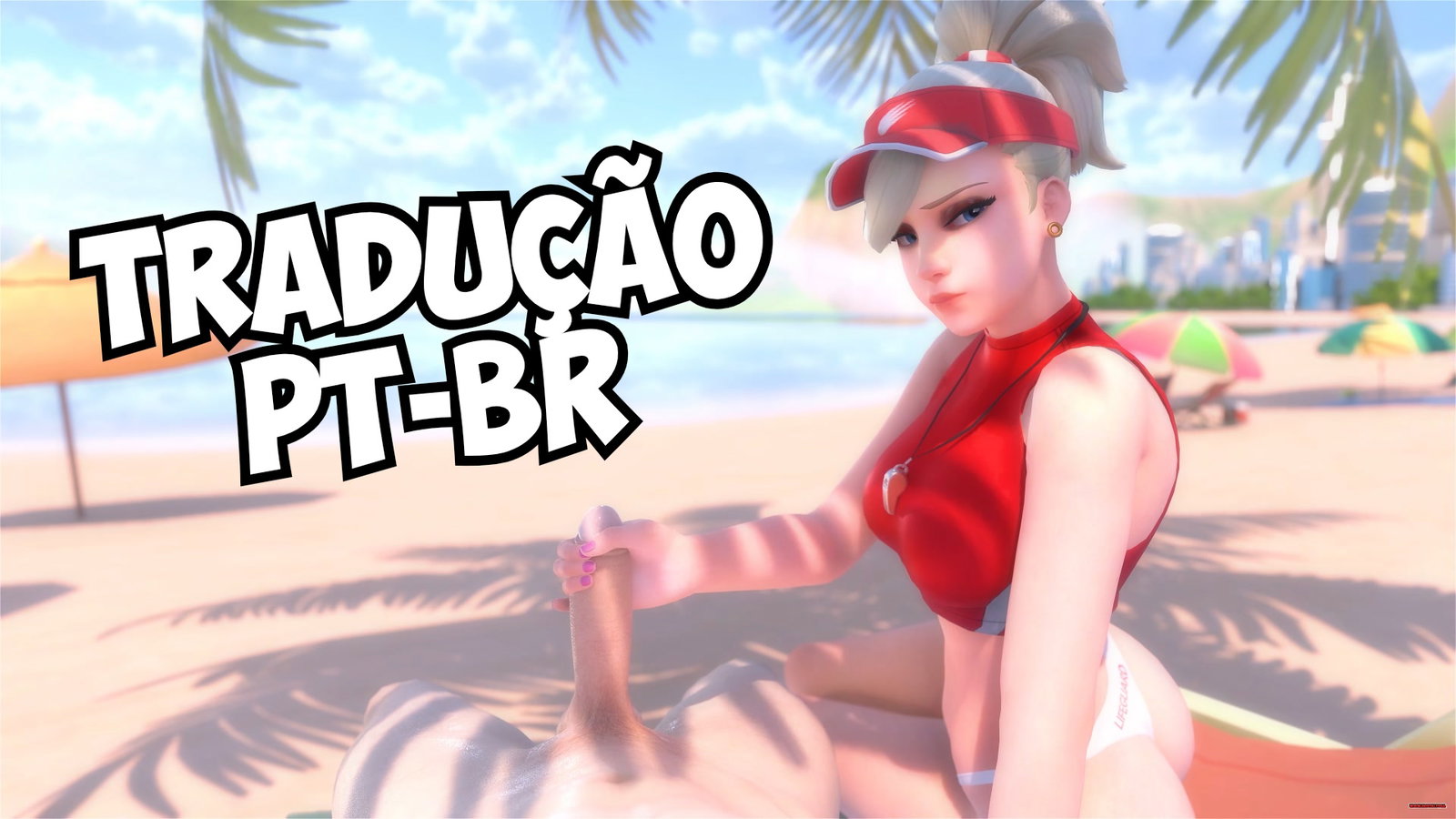 Lifeguard Mercy (PT-BR) - Free hentai video