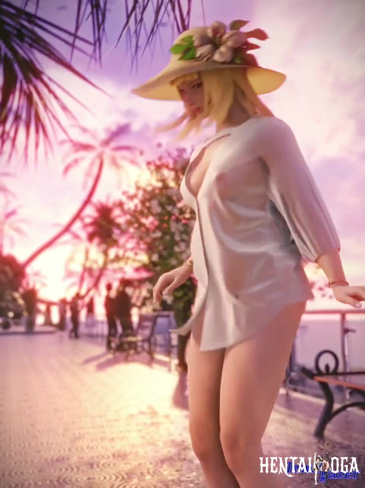 Lili daring in public - Free hentai video
