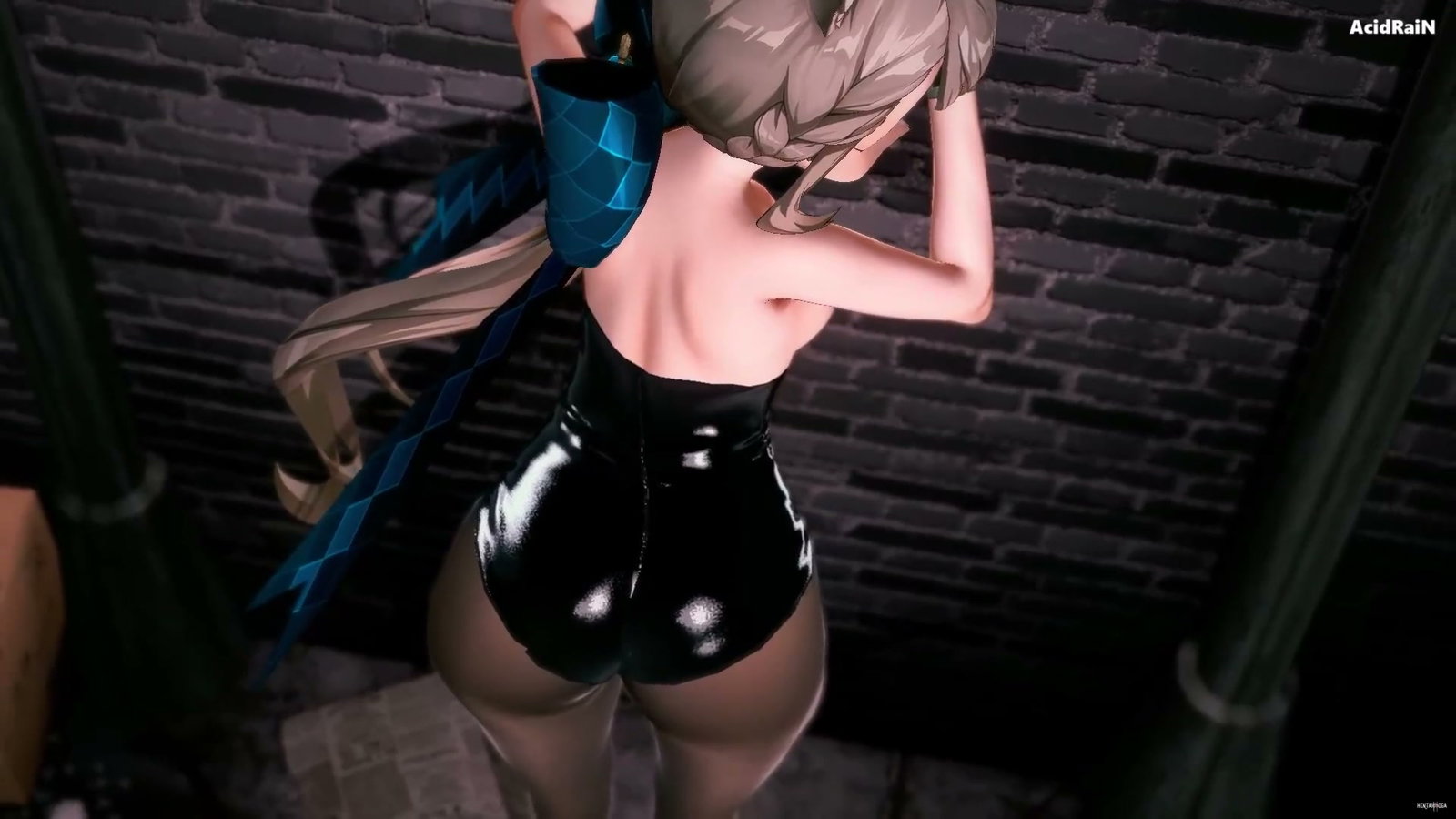 Lynette x Futa Arlecchino sex video (Genshin impact) - Free hentai video