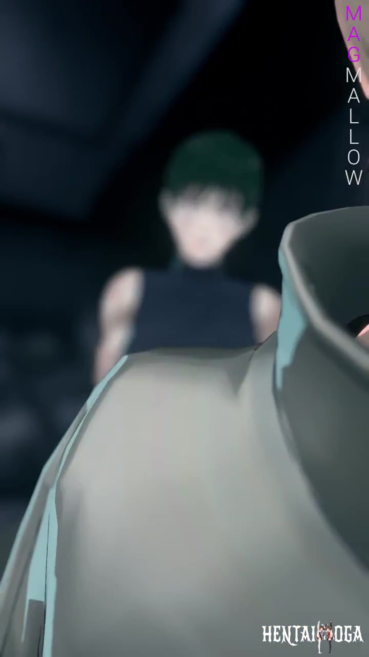 Maki Zenin feeding the cat - Free hentai video