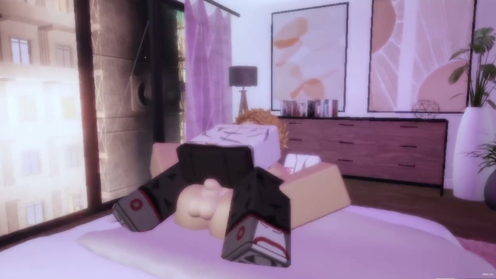 Makima gives Denji a treat - Roblox - Free hentai video