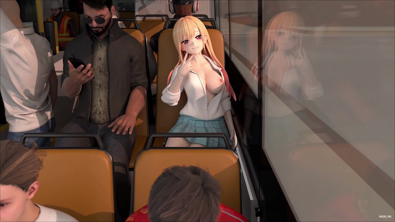 Marin exposed outdoors Day 4 - Free hentai video