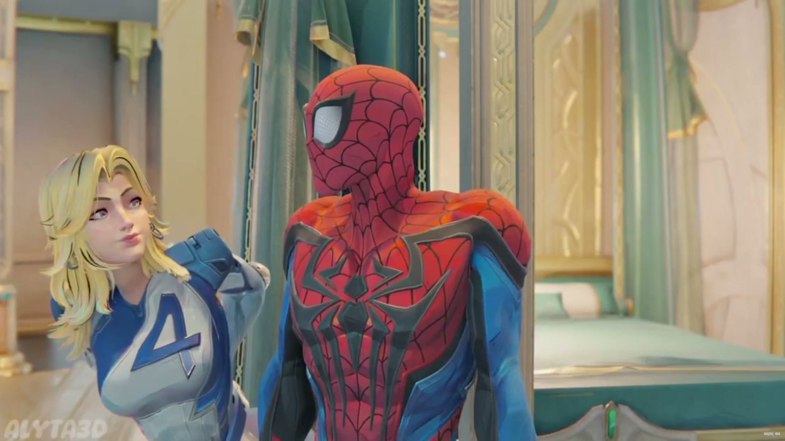 marvel rivals and co mk 3 - Free hentai video