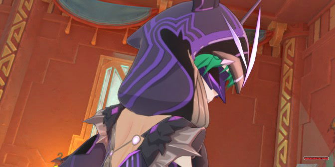 Masked Electro Cicin Mage rides Aether Reverse Cowgirl (Genshin Impact) - Free hentai video