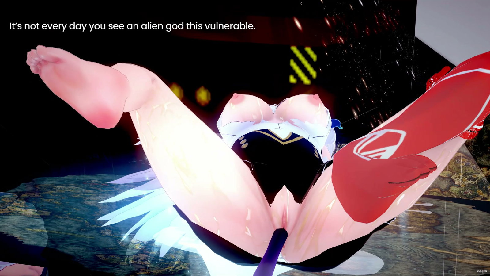 Master visiting a fire Manor - Free hentai video