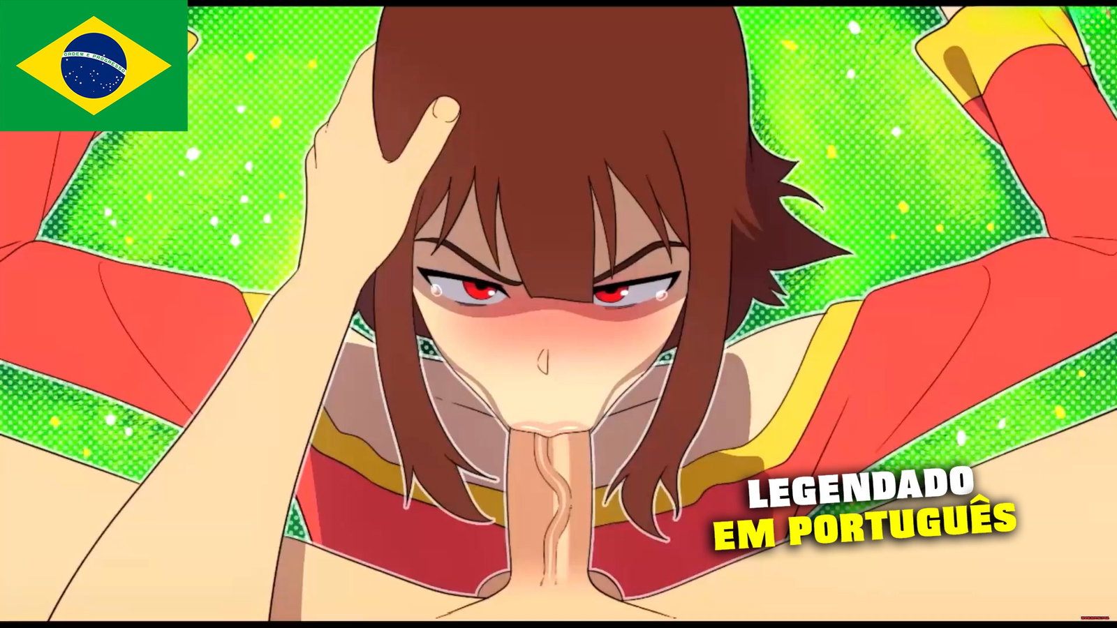 Megumin x Kazuma (LEGENDADO PT-BR) - Free hentai video