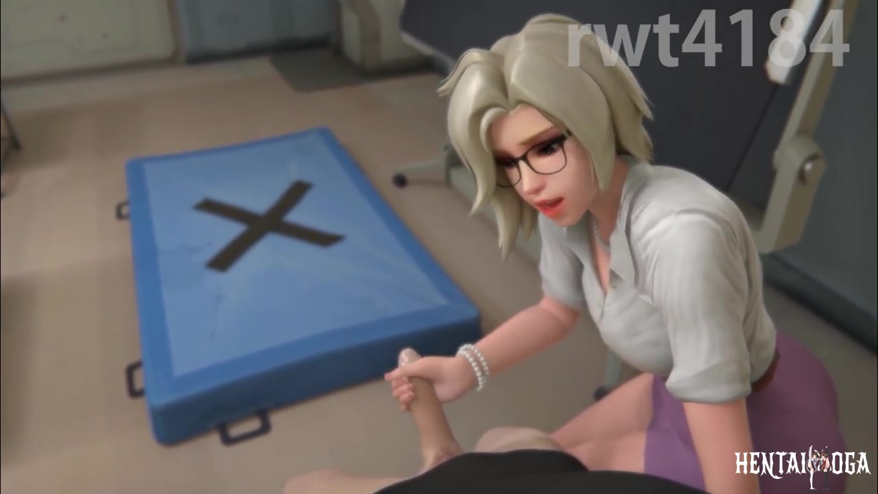 Mercy teaching sex ed - Free hentai video