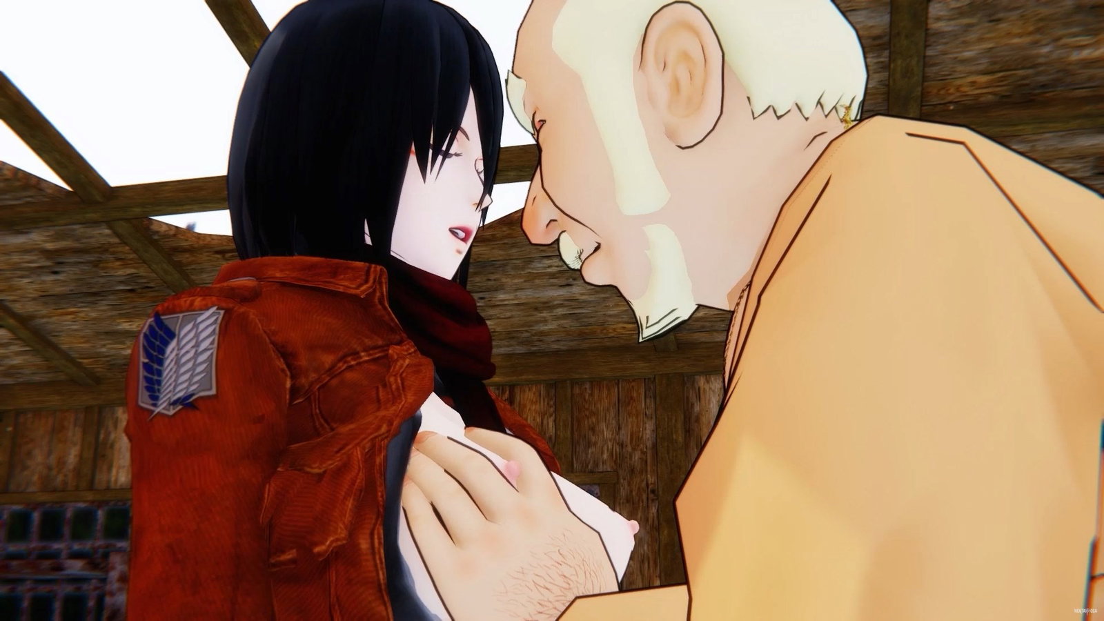 Mikasa Ackerman's Cuckolding - Attack on Titan - Part 15-16 - Free hentai video
