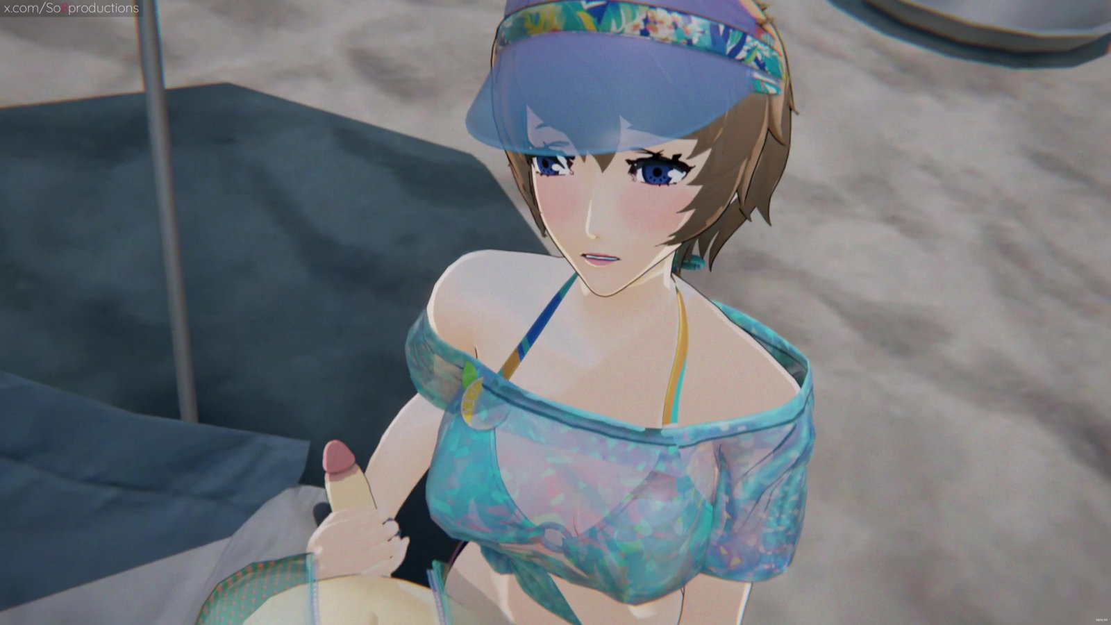 Motoha on the beact part 2 - Persona 5 phantom x - Free hentai video