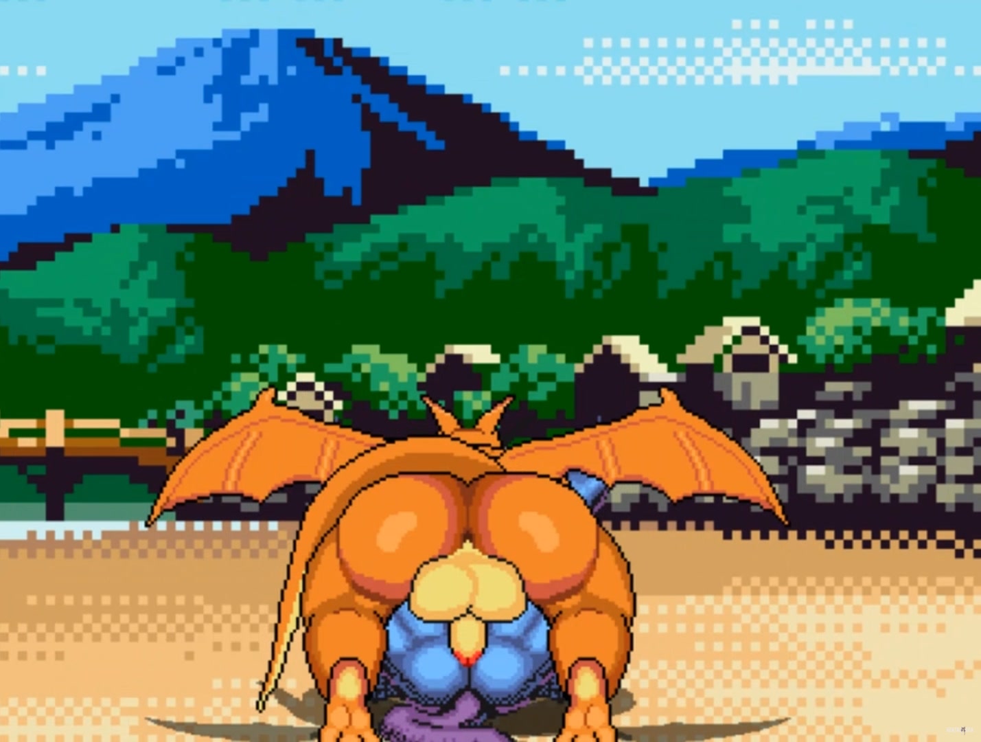 MUGEN Request#135: Charizard X BlackHeart - Free hentai video