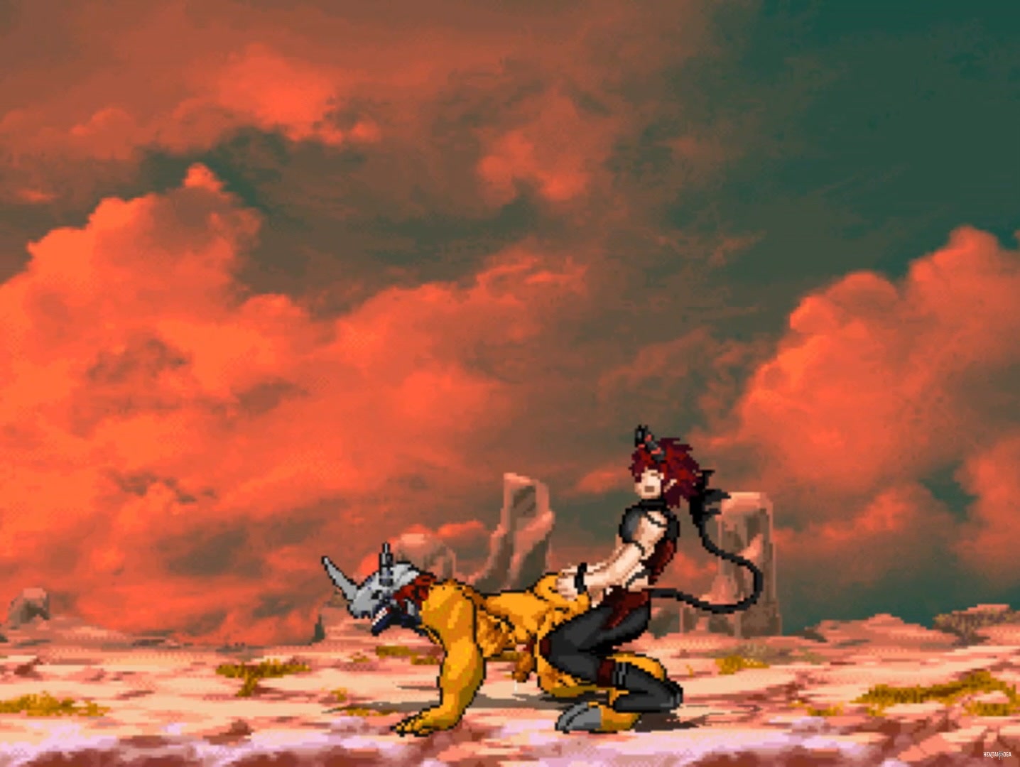 MUGEN Request#136: Wargreymon X DDC - Free hentai video