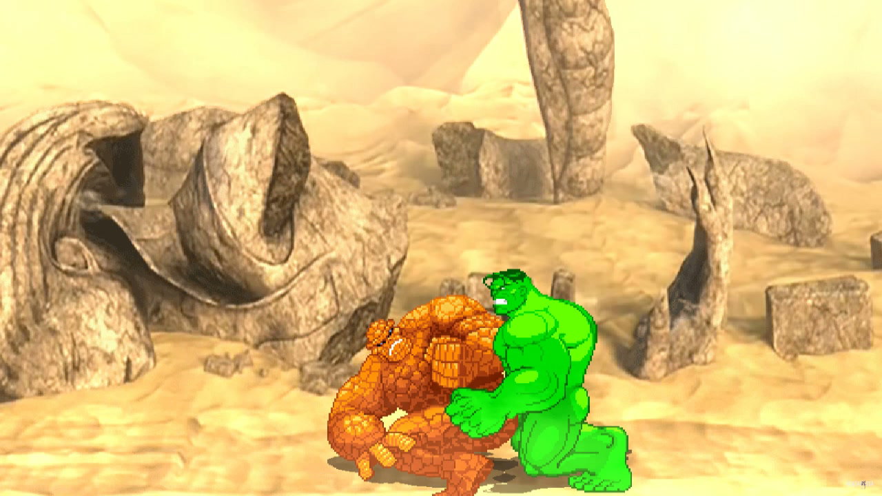 MUGEN Request#33: The Thing x Hulk - Free hentai video