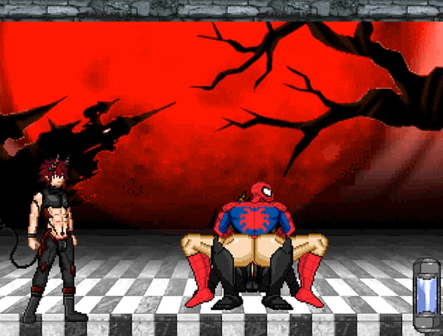 MUGEN Request#81 DDC Fucks Spider-Man - Free hentai video