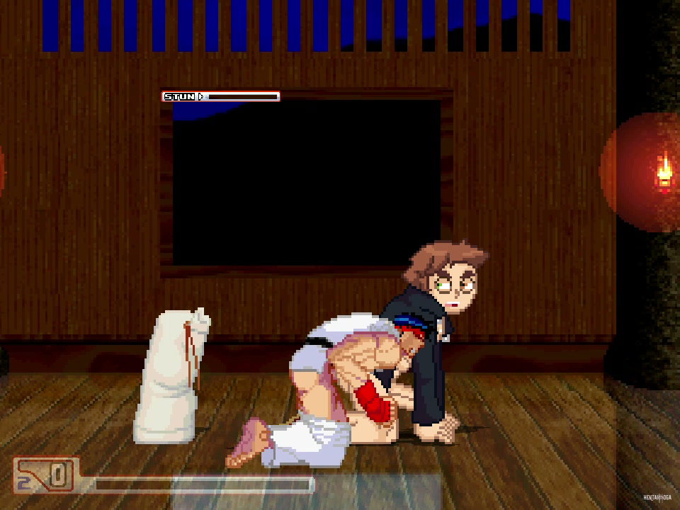 MUGEN Ryu fucks Doomentio - Free hentai video