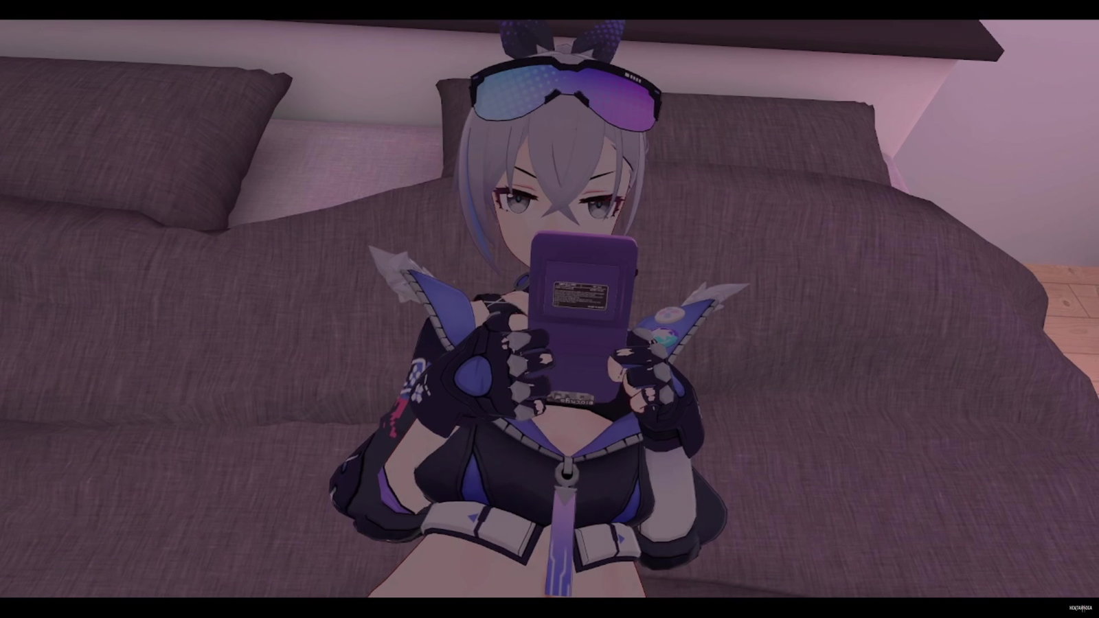 My room mate is a brat but she enjoy it ! - Free hentai video