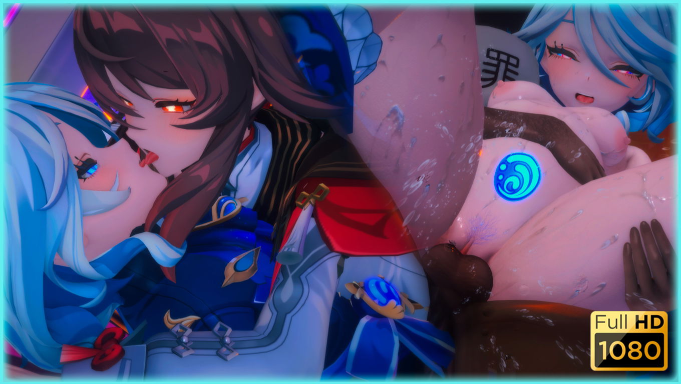 N°33 Hu tao - Furina - Genshin Impact [Commission] - Free hentai video