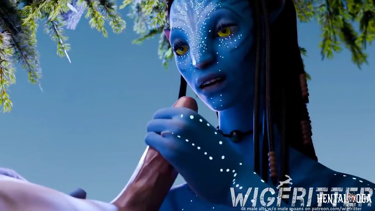 Neytiri giving a handjob - Free hentai video