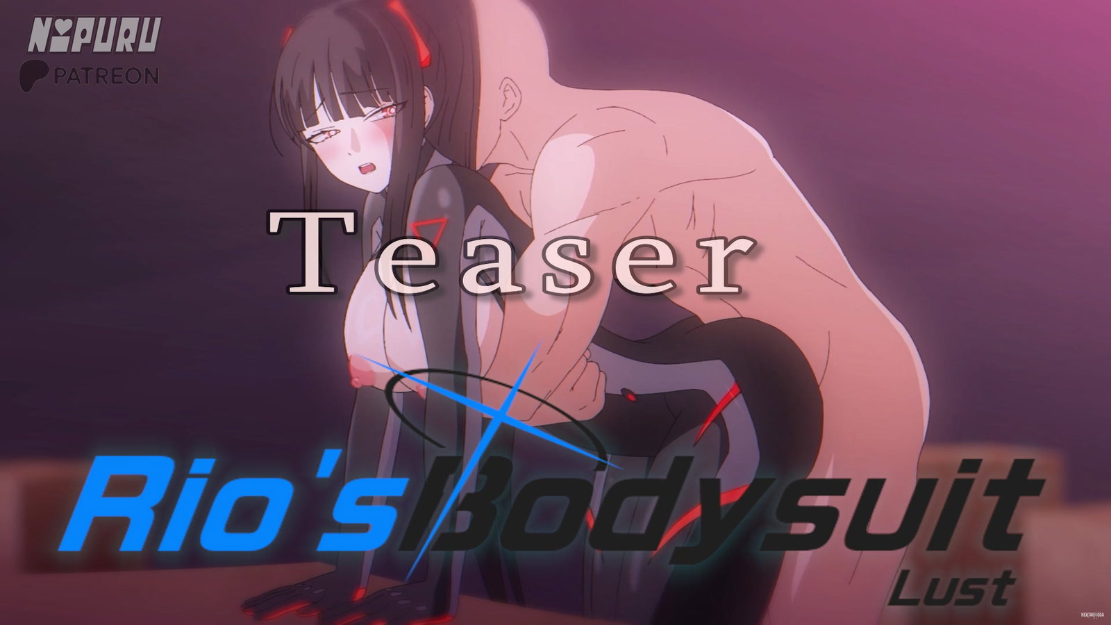 (Nipuru) Rio's Bodysuit Lust (Blue Archive) - Free hentai video