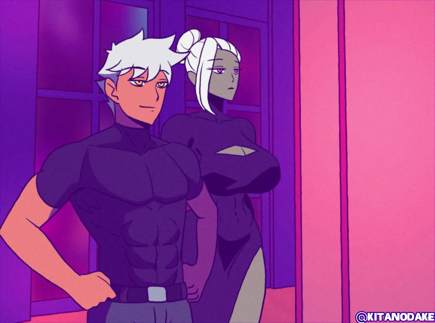 Off duty | Nemesis(KitanoDake) - Free hentai video