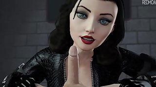 Operation Cocktease - Bioshock Elizabeth teases a prisoner's cock till he gives up his secrets - Free hentai video